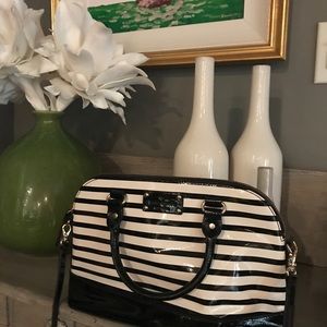 Kate Spade Striped Patent Leather Bag